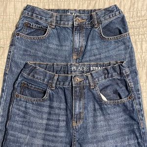 Children’s Place jeans bundle straight cut size 12 both in EXCELLENT CONDITION